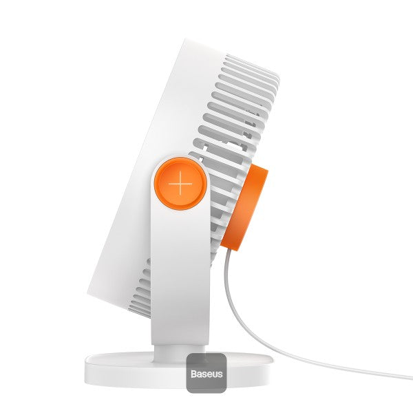 Baseus Serenity Desktop Fan Noiseless operation / Hang-and stand use / Powerful airflow / Detachable and washable White Baseus Serenity Desktop Fan Noiseless operation / Hang-and stand use / Powerful airflow / Detachable and washable White